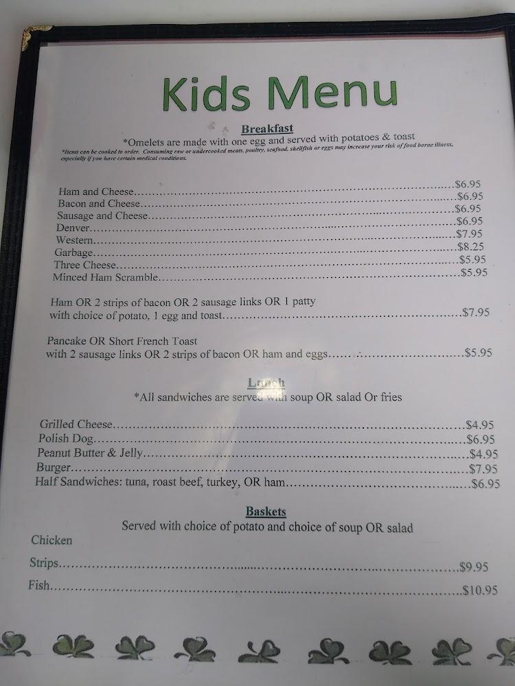 Kelley’s Kafe Menu image 4
